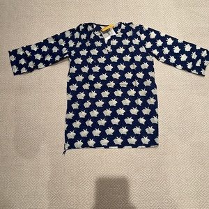 Roberta Roller Rabbit blue kids Coelho kurta